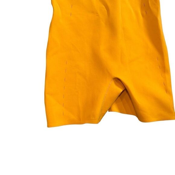 Nike Dri-FIT Yellow Orange Romper Training Bodysuit - Picture 6 of 9